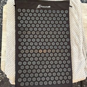 ProsourceFit Acupressure Mat & Pillow (black) NWOT